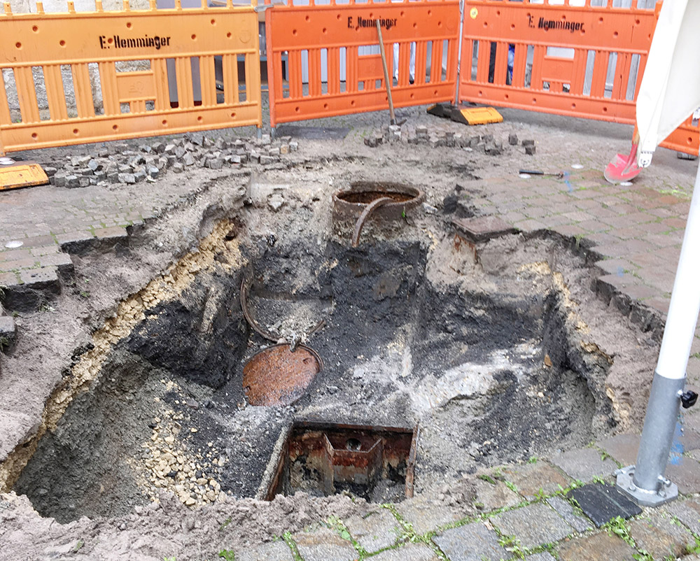 The old separator system was corroded. This is impossible with the new Haase GRP separator.